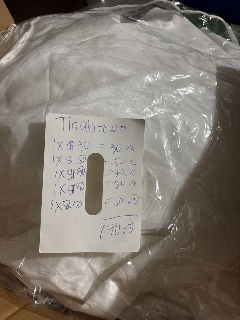 Wedding gown for tinabrown